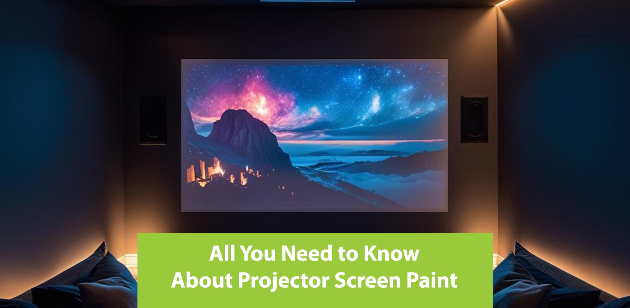 Projector Tan What is Projector Screen Paint?: Types, Features & Benefits
