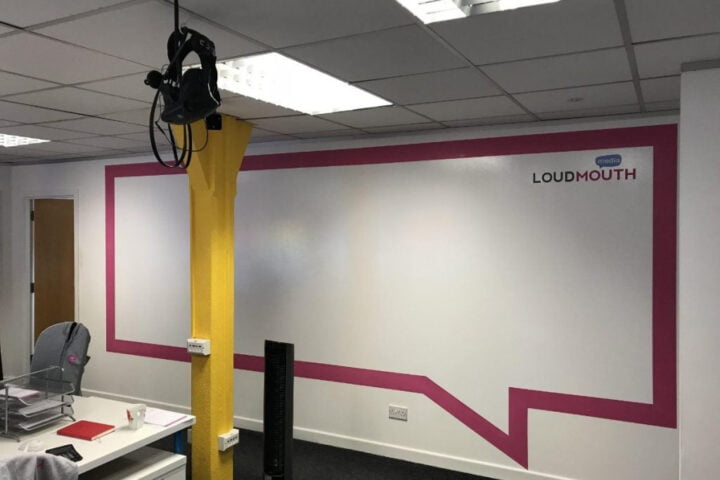 Loudmouth with smarter surfaces whiteboard painted walls