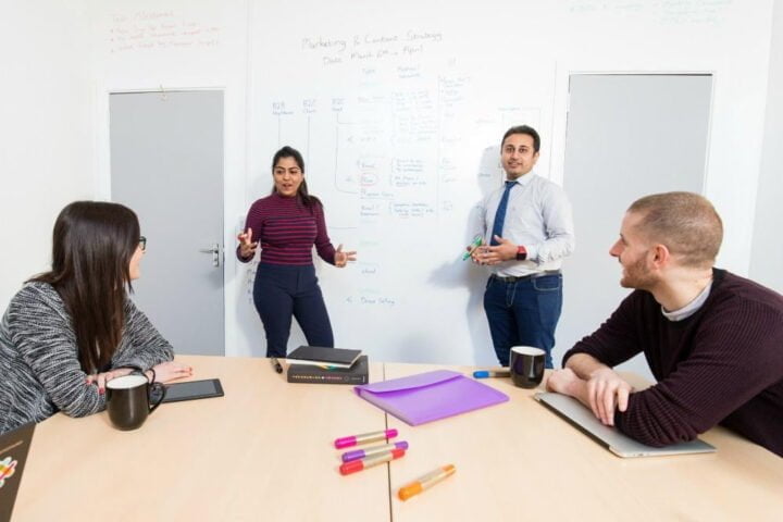 Smarter Surfaces smart projector wallcovering Sproose customer business