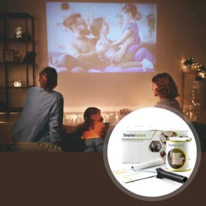 Clear projection paint