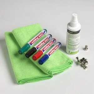 Magnetic whiteboard set magnetic user kit