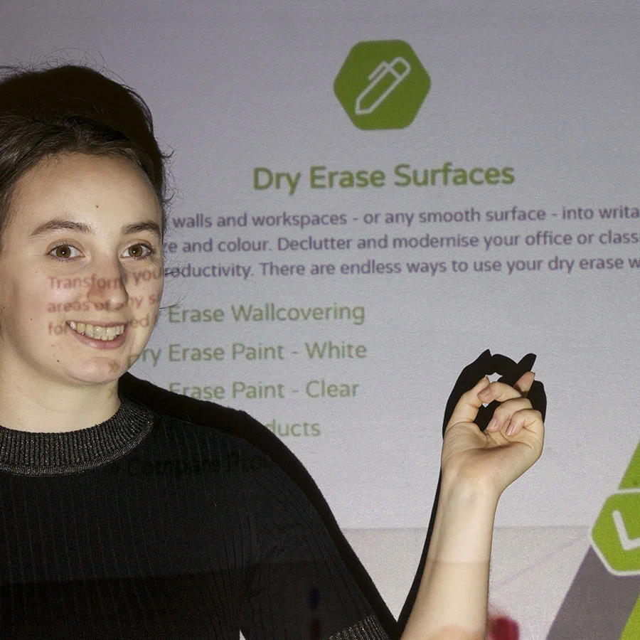 Clear Projector Screen Paint -Transparent Matt Finish - Image 3