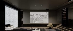 Modern Living Room Projector Ideas