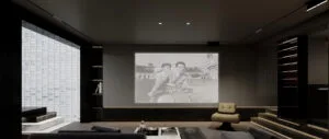 Modern Living Room Projector Ideas 
