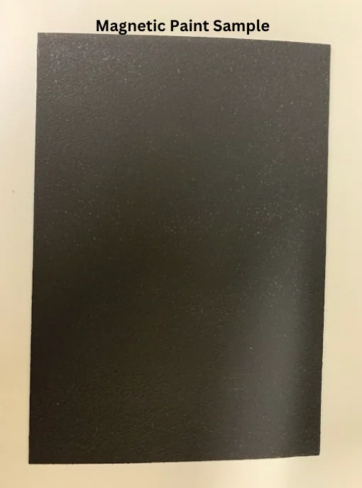 Magnetic Paint Sample