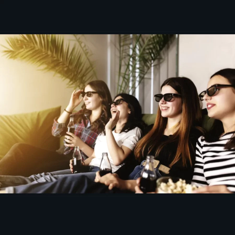 Silver screen paint is a 3D projection paint for high performance cinema