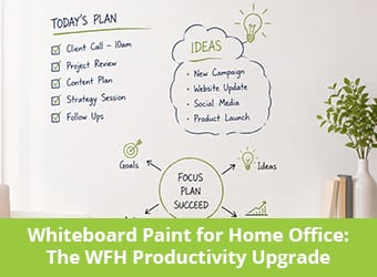 Whiteboard Paint for Home Office: The WFH Productivity Upgrade