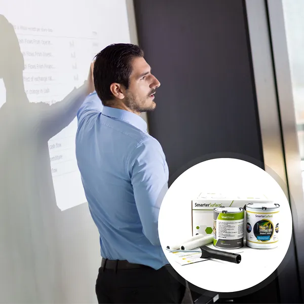 white-projector-screen-paint-pro Magnetic whiteboard paint white